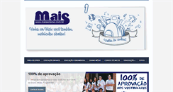 Desktop Screenshot of maisensino.com.br